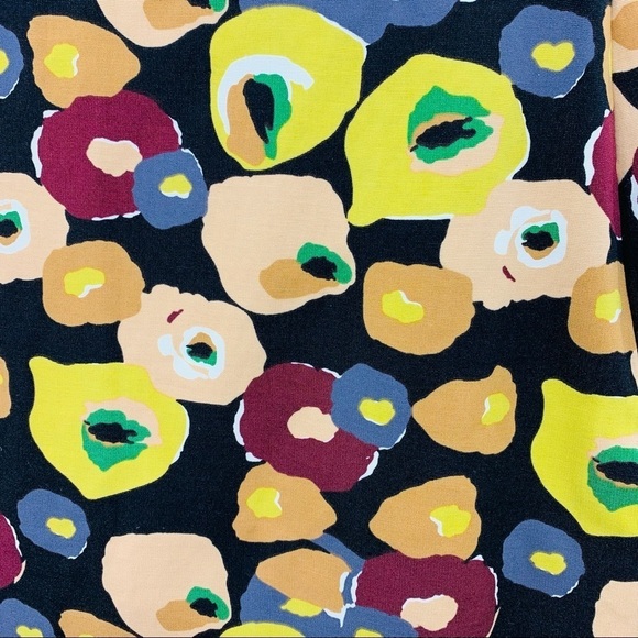 ModCloth Abstract Floral Multicolor Midi Skirt - Picture 4 of 9